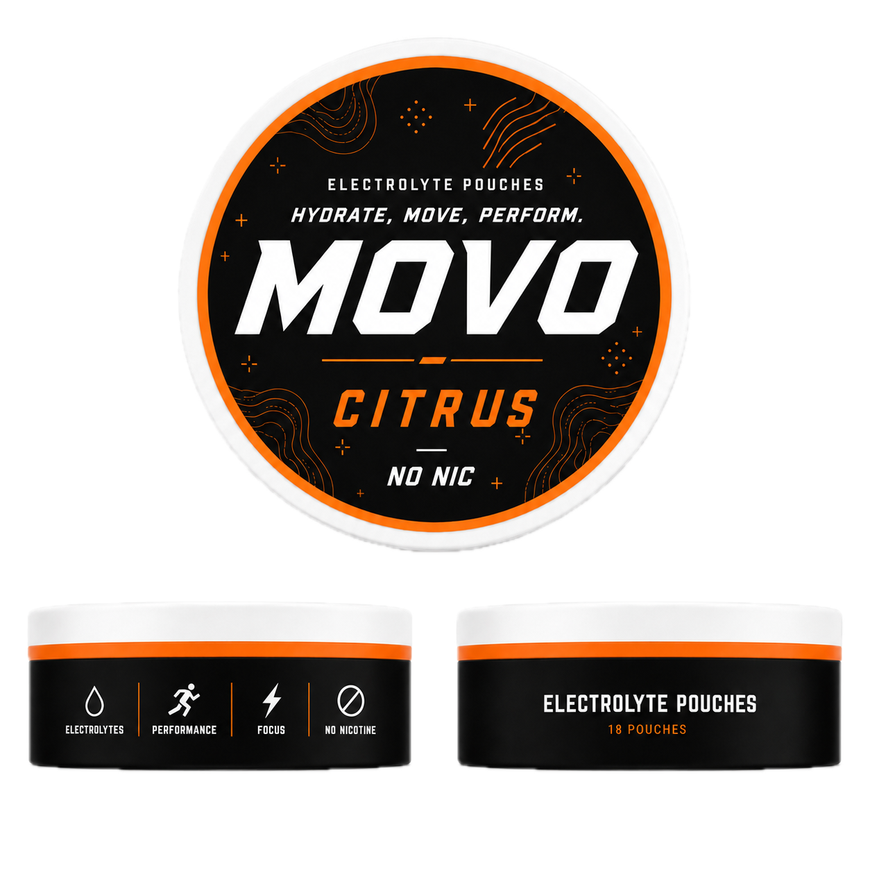 MOVO Citrus Electrolyte Pouch 1.0 tin