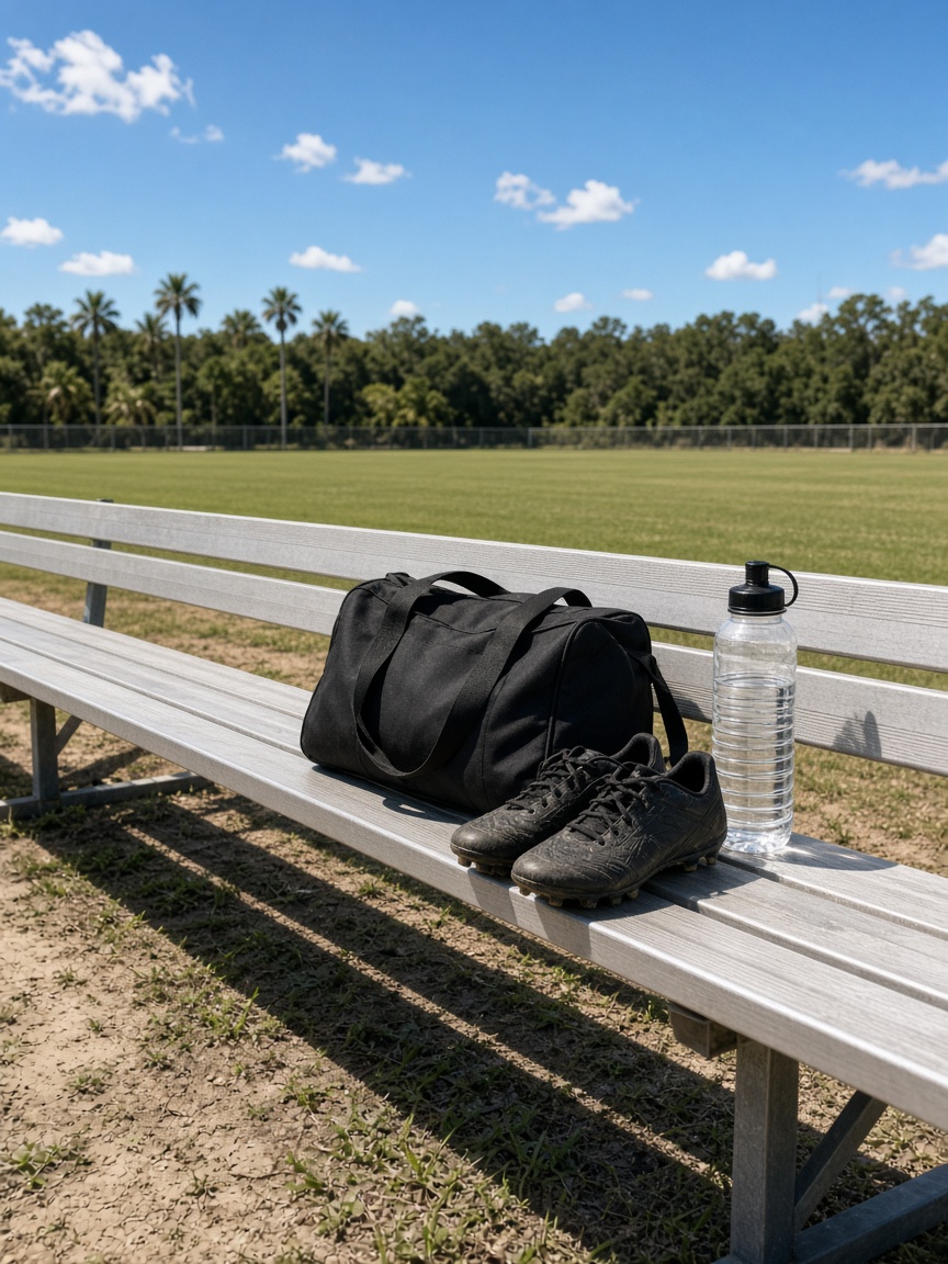 Placeholder: Florida sports sideline in the heat